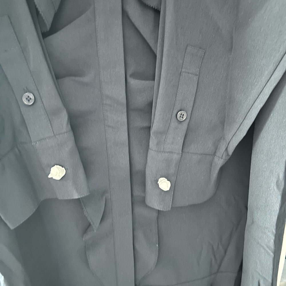 Tory Burch Black Ruffled Blouse - Picture 4 of 6